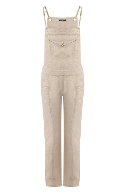 Женский льняной комбинезон BALMAIN, арт. RF15286/D019