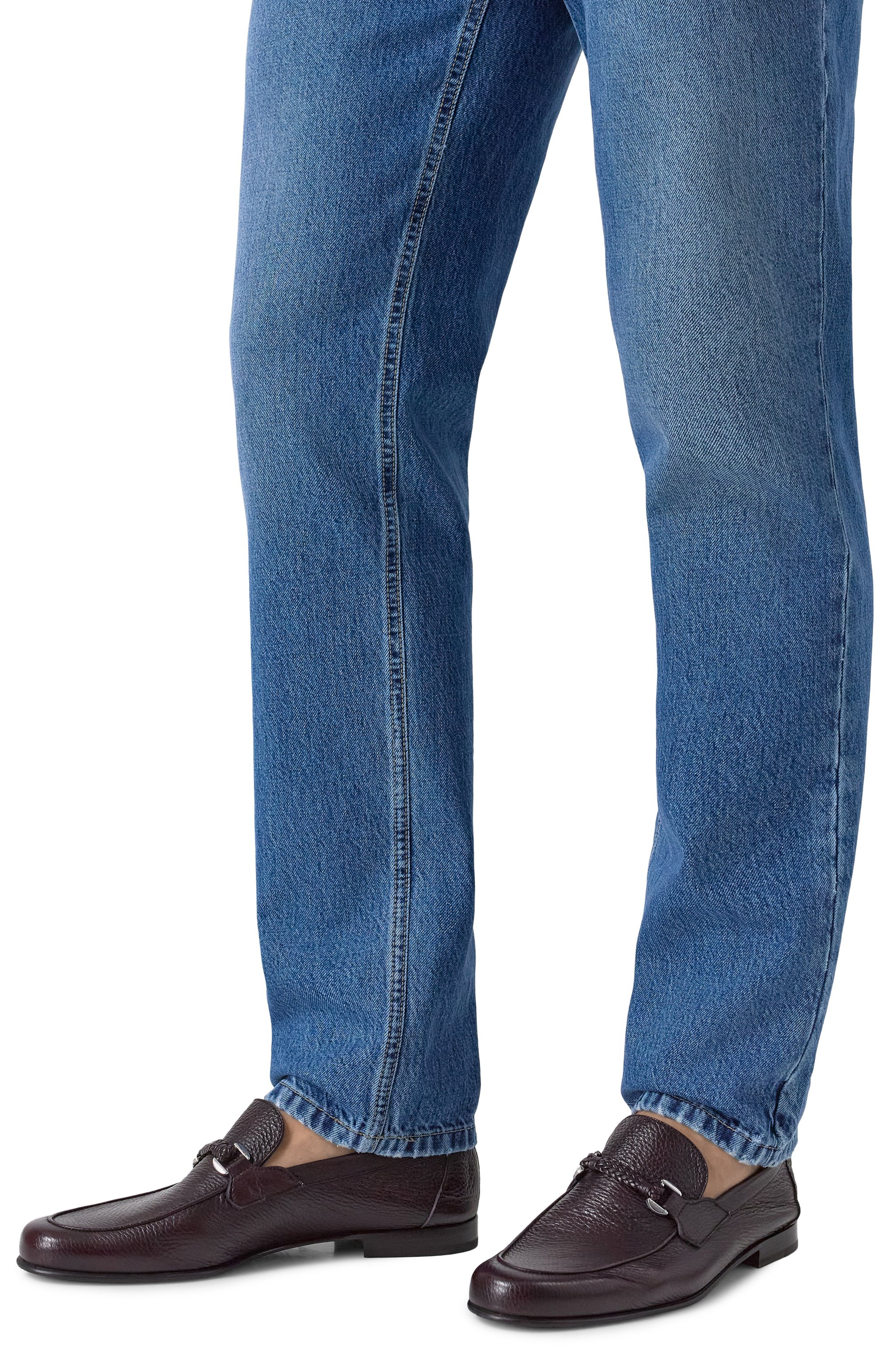 Кожаные лоферы BARRETT, арт. 171U067.18/CERV0 ASP0RTABILE, фото 3