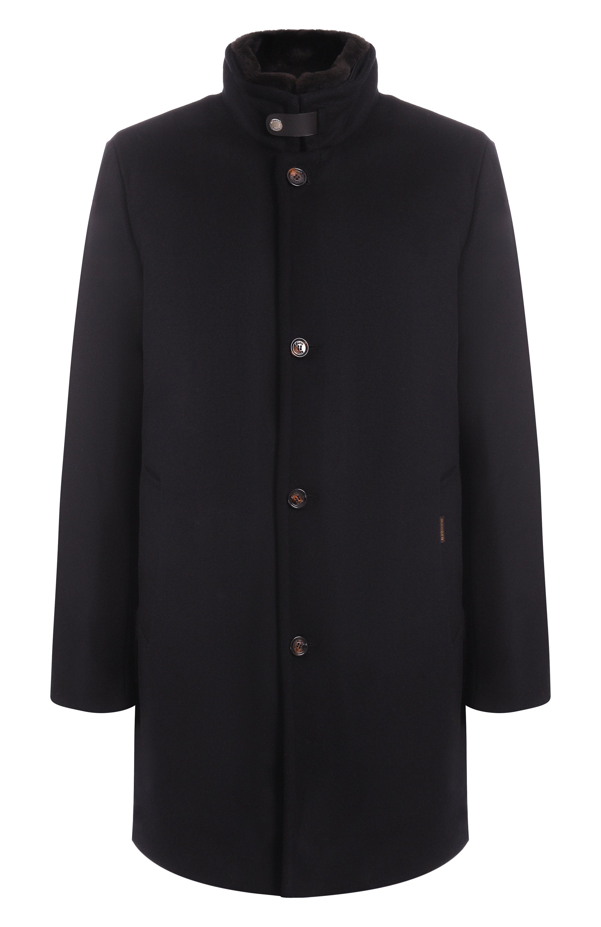 Пальто bond-fur с воротником из овчины MOORER, арт. B0ND/FUR-LE, фото 1