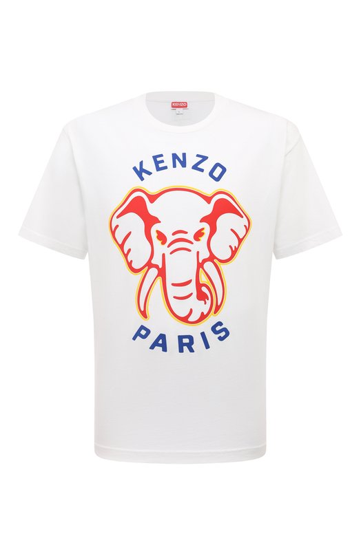 фото Хлопковая футболка kenzo