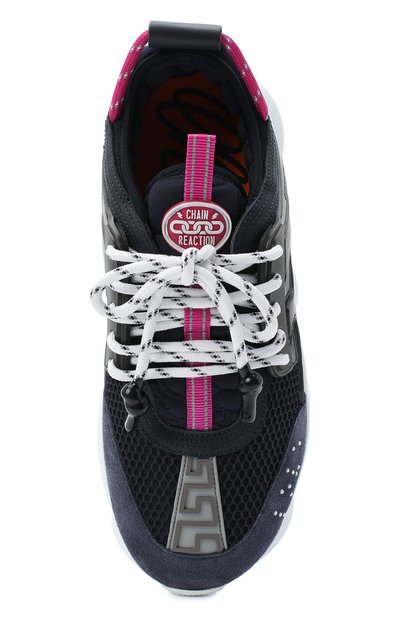 Текстильные кроссовки chain reaction VERSACE, арт. DSR705G/D7CTG, фото 5