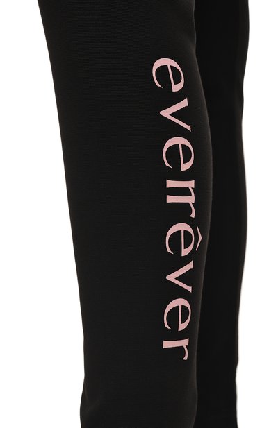 Хлопковые легинсы EVERREVER черного цвета по цене 5300 руб., арт. RE-LG-BLP-03, фото 5 Хлопковые легинсы EVERREVER, арт. RE-LG-BLP-03, фото 5