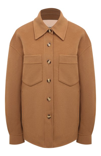 Женская рубашка из шерсти и шелка NANUSHKA, арт. NW24CR0W01774