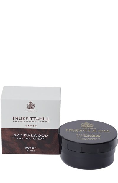 Мужская sandalwood крем для бритья в банке TRUEFITT AND HILL, арт. 552