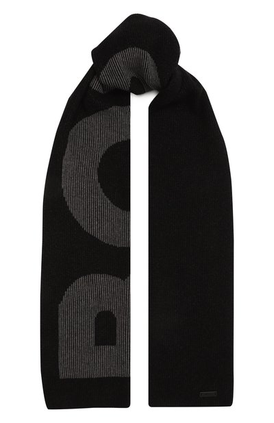 Шарф из хлопка и шерсти BOSS, арт. 50495328, фото 1
