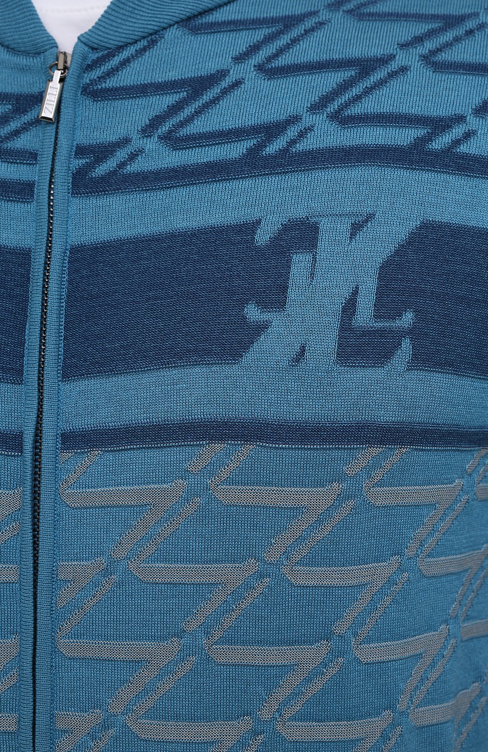 Кардиган из шелка и хлопка ZILLI, арт. MBV-BL145-VACH1/ML01, фото 5