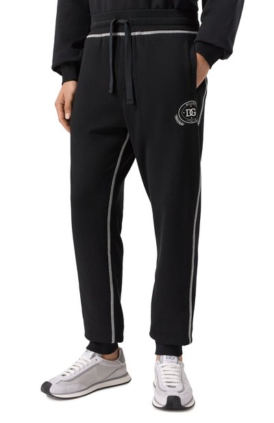 Хлопковые джоггеры DOLCE & GABBANA, арт. GVS2HZ/G7N0N, фото 3
