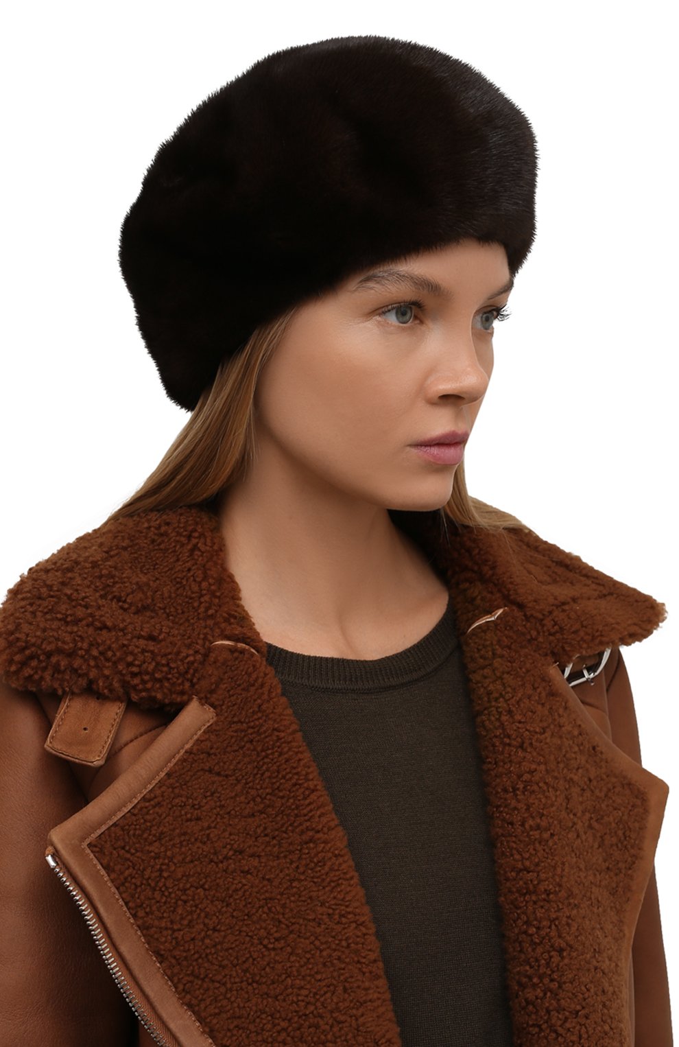 Берет из меха норки FURLAND, арт. 0013600110034300576, фото 2