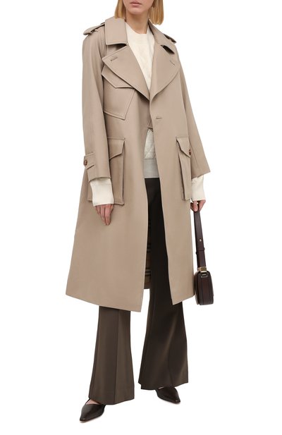 Хлопковый тренч BURBERRY бежевого цвета по цене 334000 руб., арт. 8033607, фото 2 Хлопковый тренч BURBERRY, арт. 8033607, фото 2