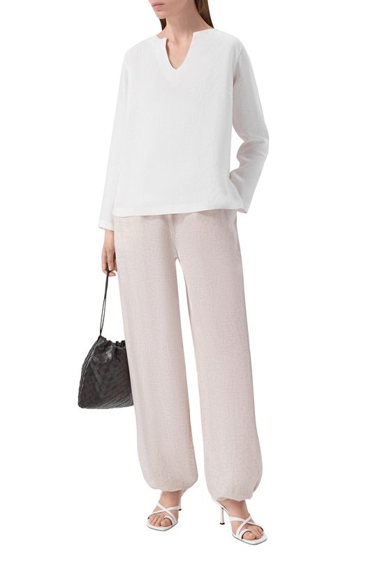 Льняная блузка Gran Sasso 61232/50000 Белый  61232/50000 Фото 2