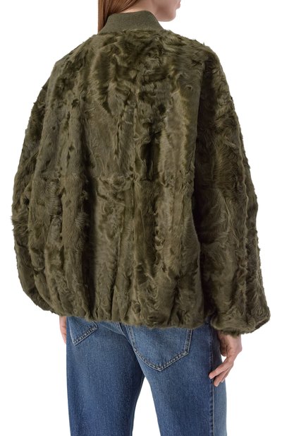 Бомбер из овчины SIMONETTA RAVIZZA, арт. F05JA227G1, фото 4