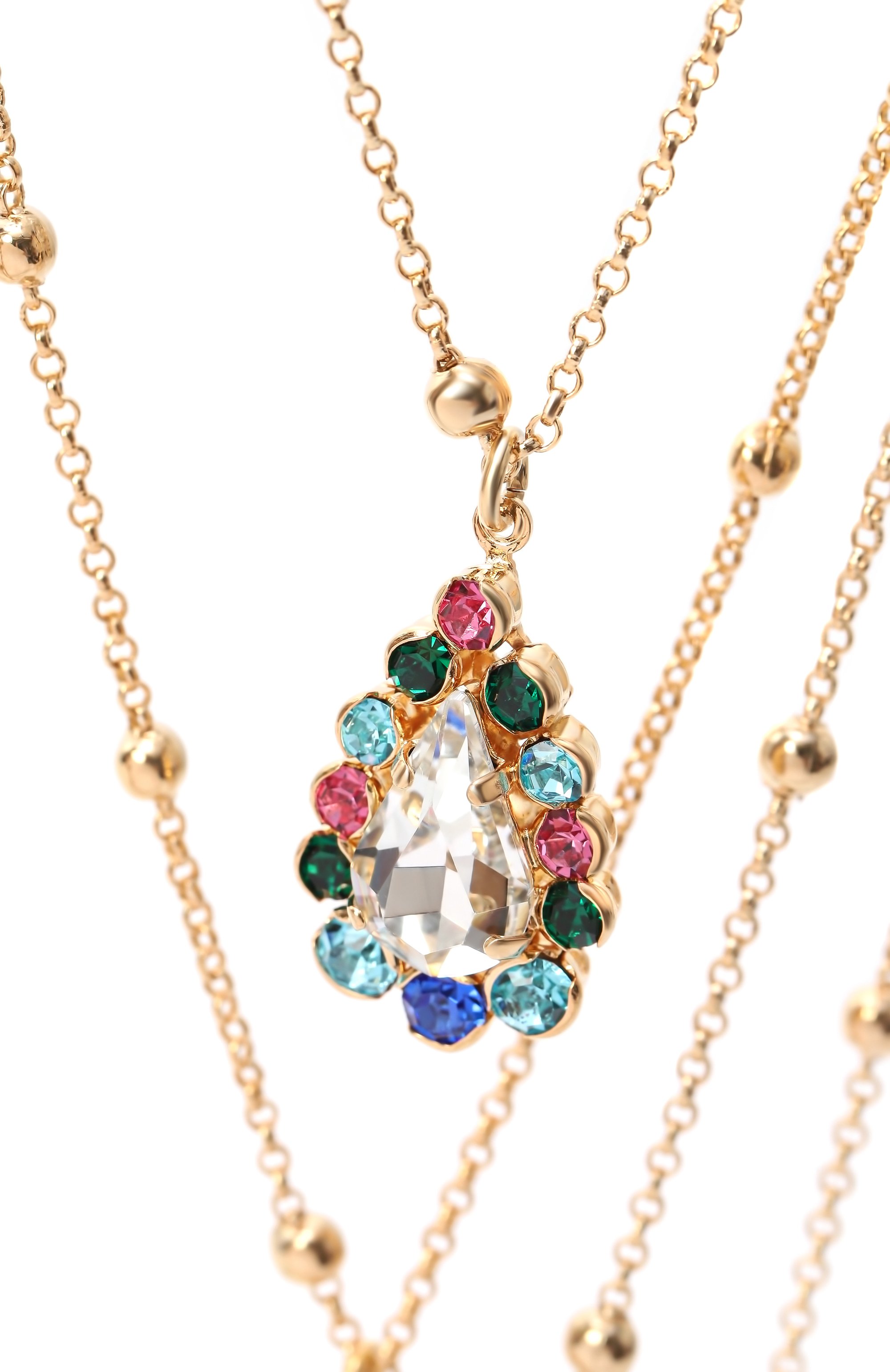 Колье ANTON HEUNIS золотого цвета по цене 43950 руб., арт. CLR1.20, фото 3 Колье ANTON HEUNIS, арт. CLR1.20, фото 3