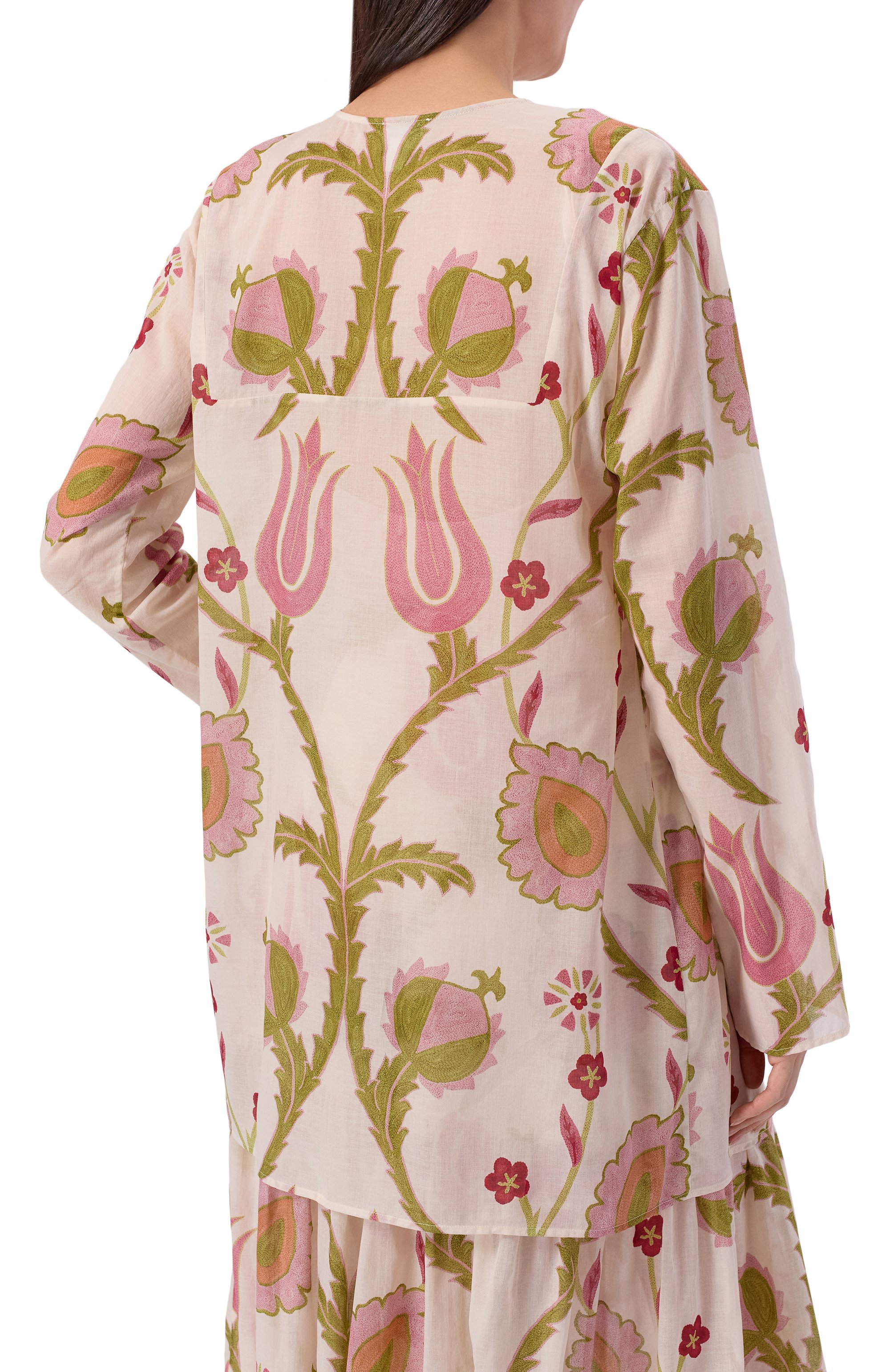 Хлопковая туника GIAMBATTISTA VALLI, арт. 26SSRVCL1067/39PRI, фото 4