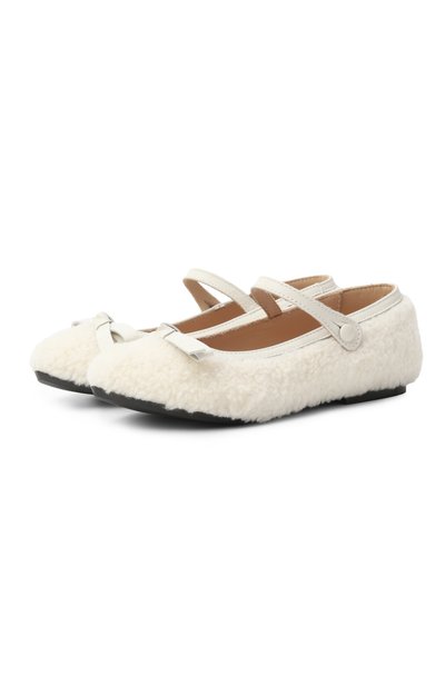 Меховые балетки N21, арт. 80905/28-35