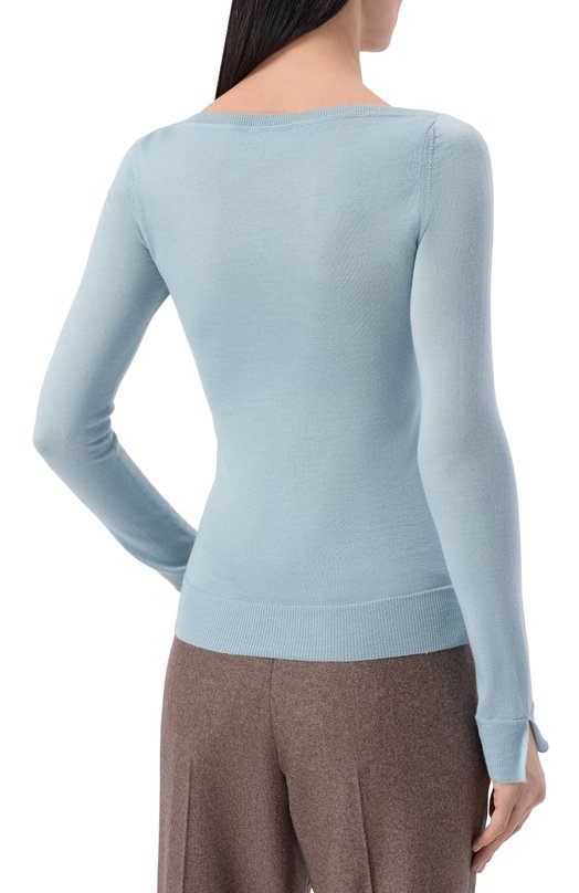 Пуловер из кашемира и шелка MVST M26.CSW.K409/JAIPUR Голубой  M26.CSW.K409/JAIPUR Фото 4