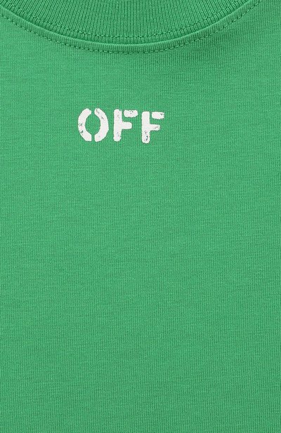Хлопковая футболка OFF-WHITE, арт. 0BAA002S24JER015/12-12+, фото 3