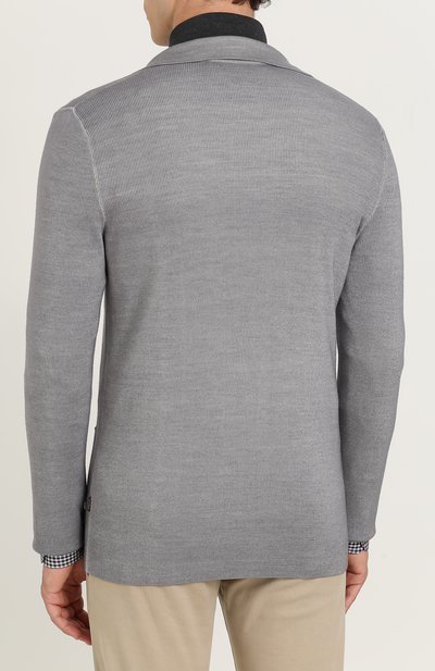 Шерстяной кардиган с v-образным вырезом и отложным воротником WINDSOR, арт. 13 MEVI0-S 10000865, фото 4