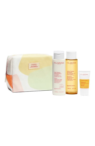 Набор в косметичке cleansing essentials normal to dry skin (2x200+15ml) CLARINS, арт. 80097022, фото 2