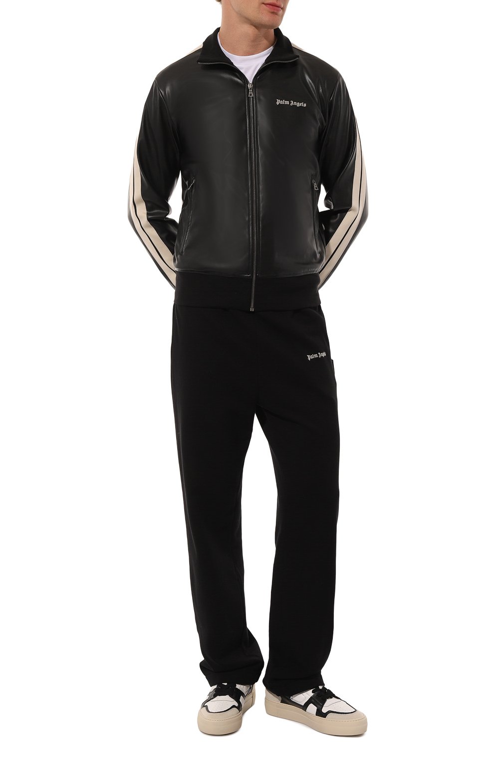 Бомбер из экокожи PALM ANGELS, арт. PMBD058F24FAB002, фото 2