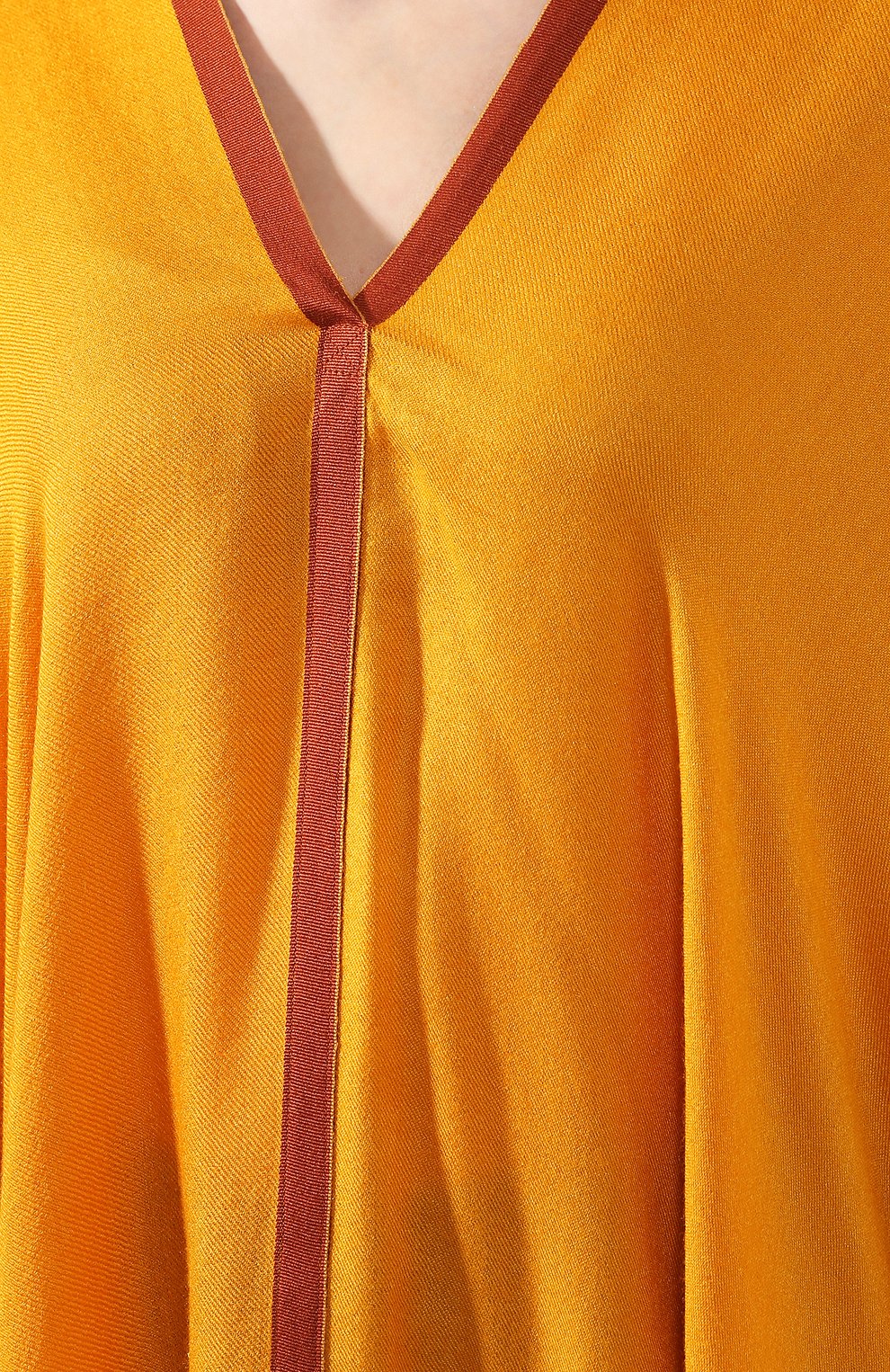 Пончо из смеси шелка и кашемира LORO PIANA, арт. FAI5673, фото 5