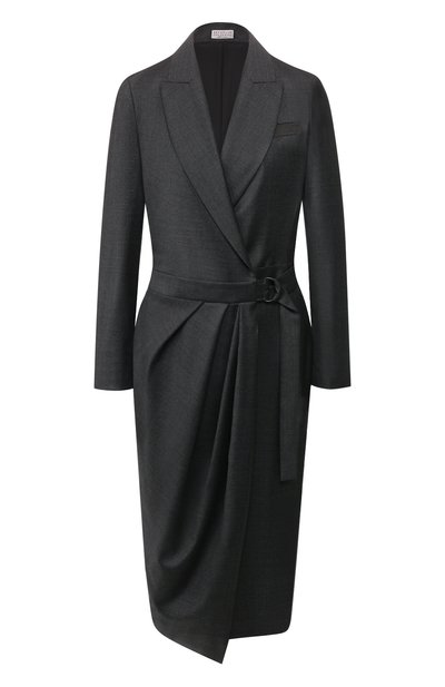 Женское шерстяное платье BRUNELLO CUCINELLI, арт. M031PA4491