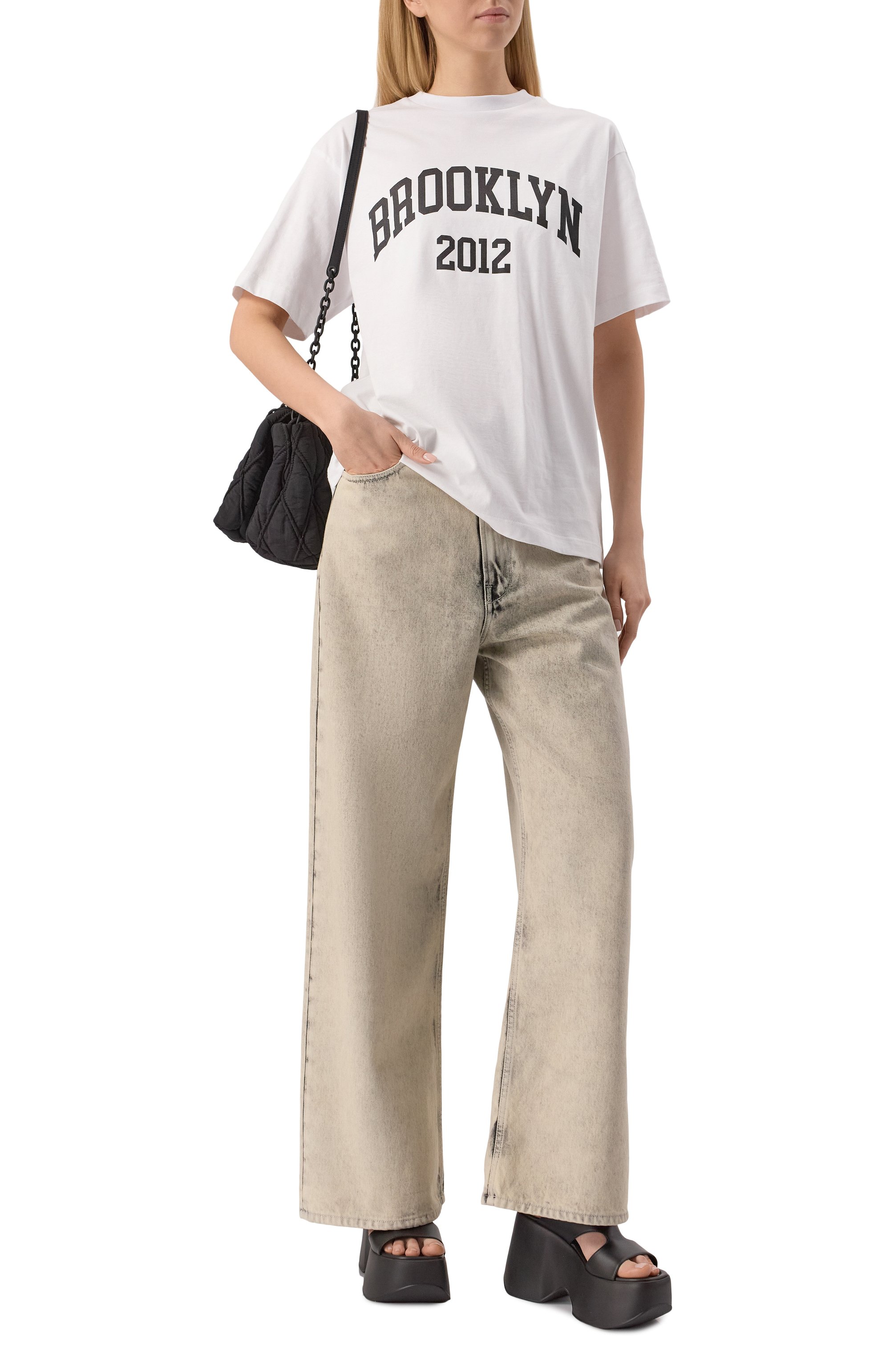 Хлопковая футболка COMME DES FUCKDOWN, арт. CFABW01315, фото 2