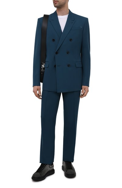 Кожаные кеды oversized ALEXANDER MCQUEEN, арт. 662648/WIAB4, фото 2