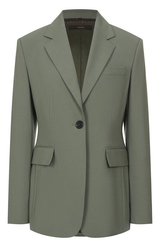 Шерстяной жакет Windsor 52 DSE551 10010784/30045260 Зелёный 52 DSE551 10010784/30045260
