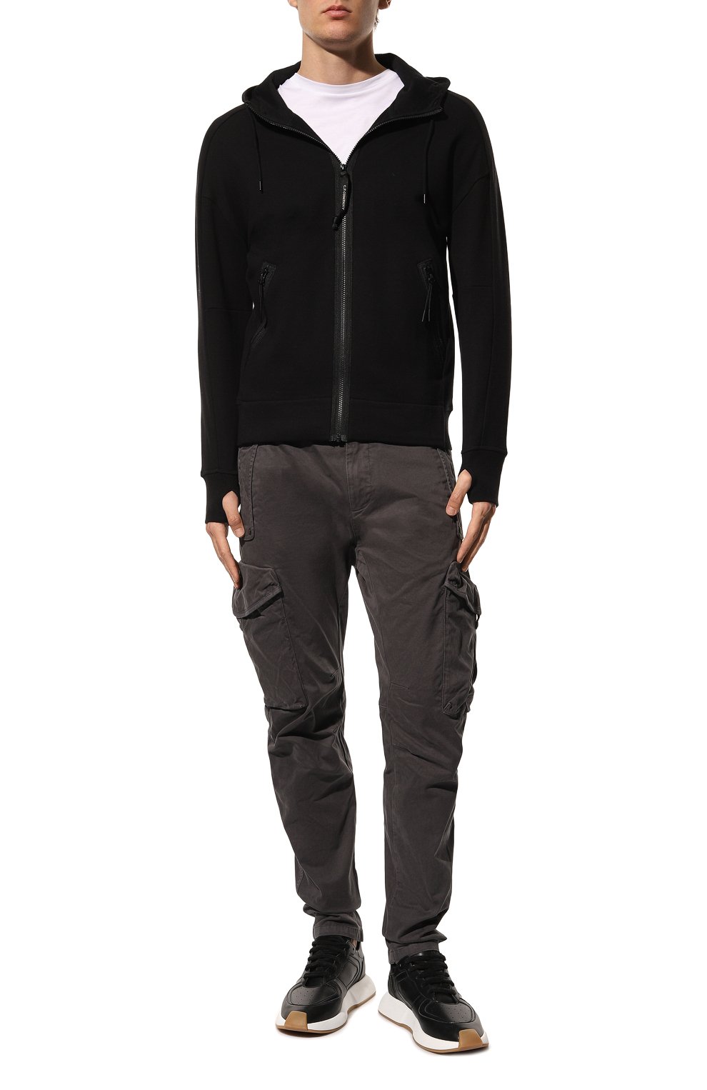 Хлопковая толстовка C.P. COMPANY, арт. 13CMSS082A-005086W, фото 2