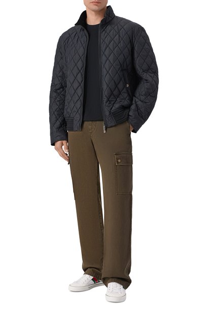 Мужская хлопковая футболка BURBERRY, арт. 8127589