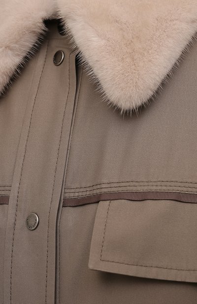 Пальто с меховой подкладкой VICTORIA KUSENKOVA, арт. 709009612553, фото 5