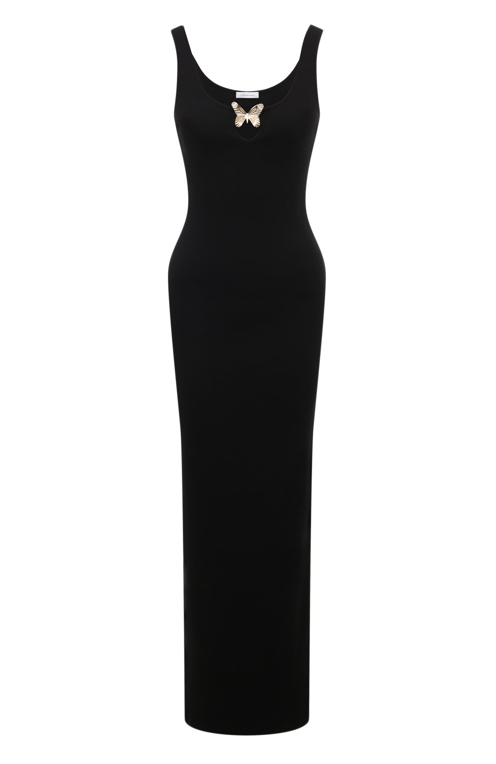 Хлопковое платье BLUMARINE черного цвета по цене 59950 руб., арт. P444A145R, фото 1 Хлопковое платье BLUMARINE, арт. P444A145R, фото 1