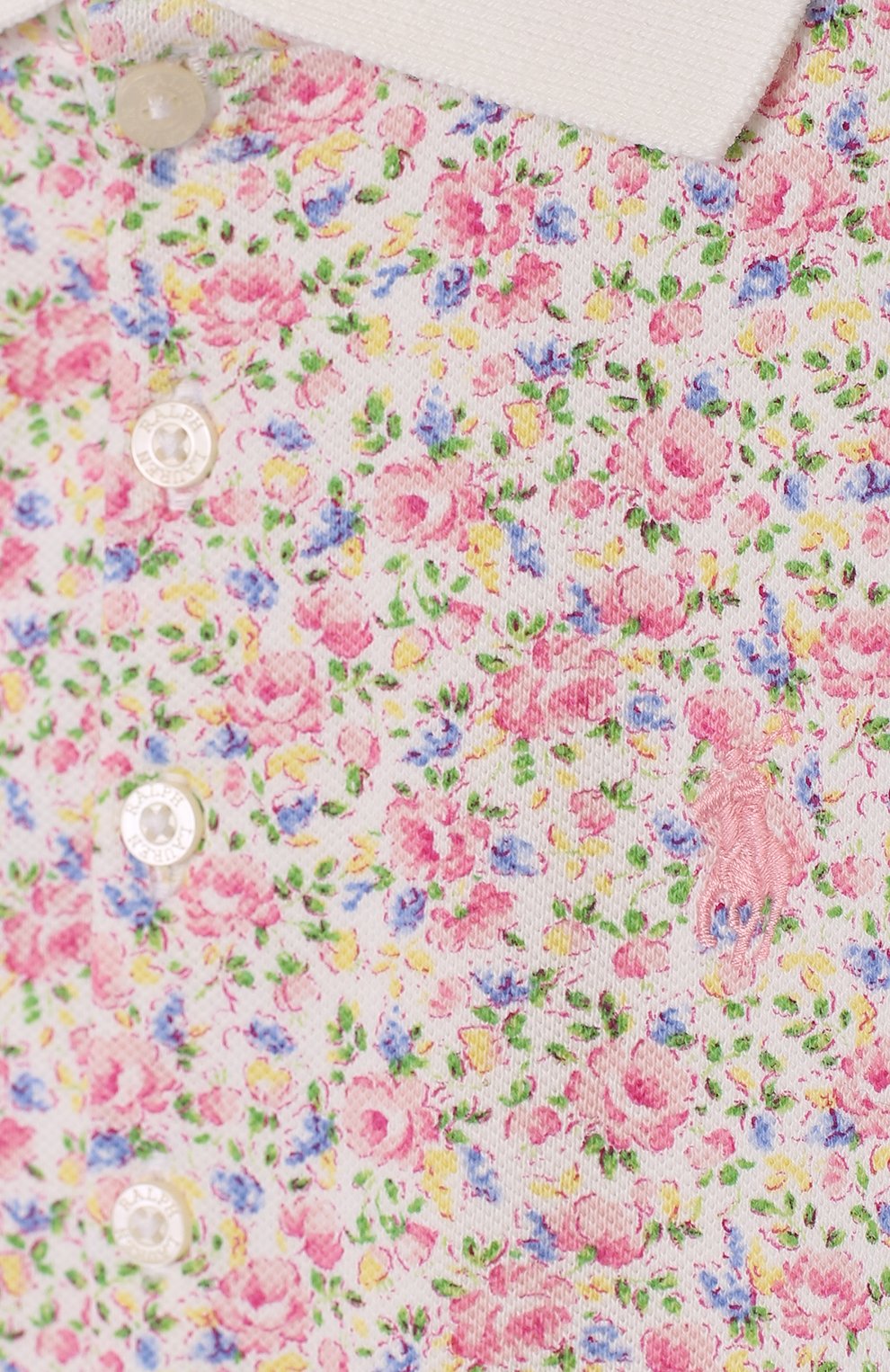 Хлопковое поло с принтом POLO RALPH LAUREN, арт. 313695842, фото 3
