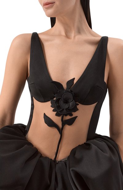 Платье DAVID KOMA черного цвета по цене 458500 руб., арт. RE26DK43DL, фото 4 Платье DAVID KOMA, арт. RE26DK43DL, фото 4