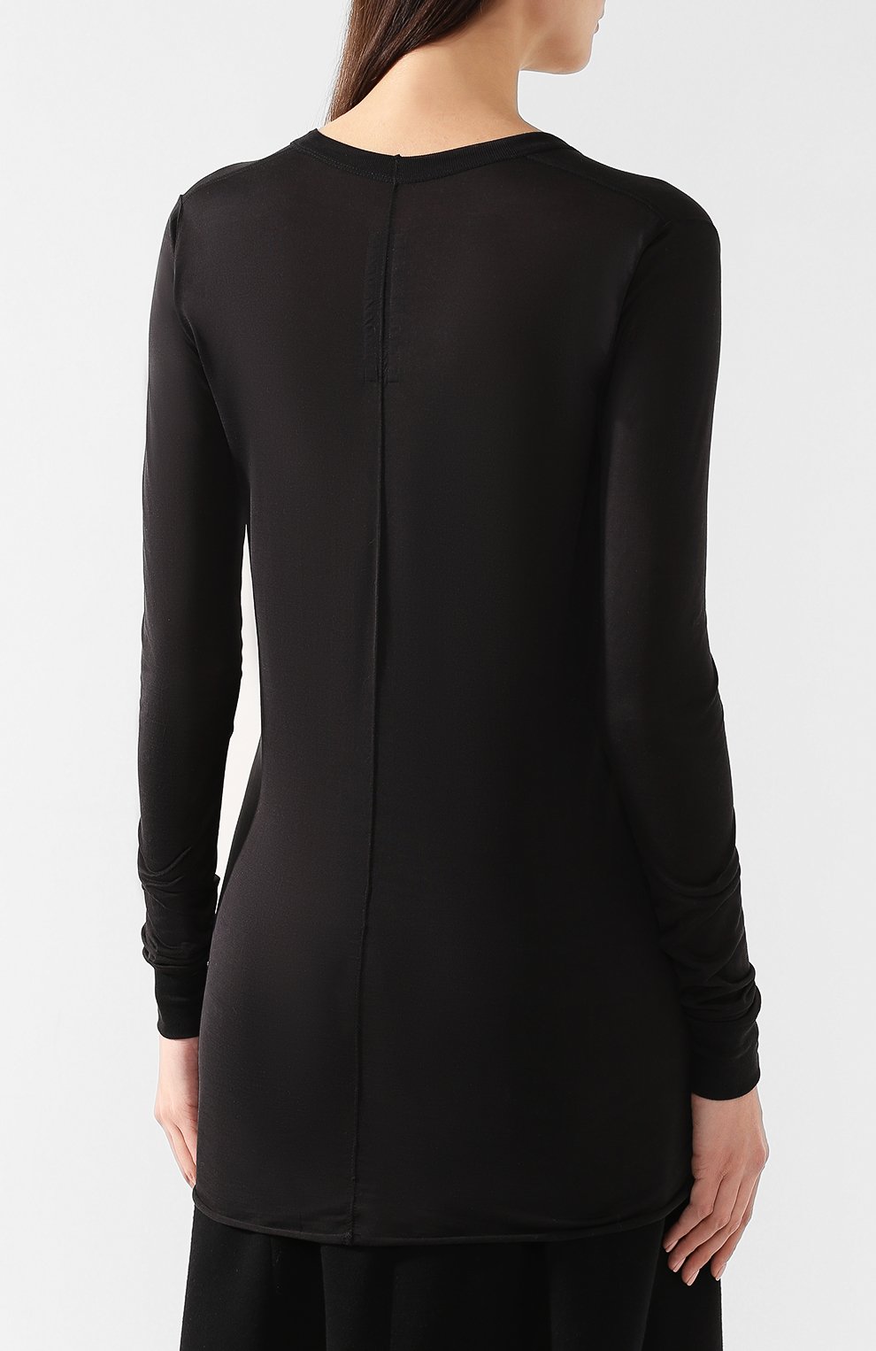 Шелковый лонгслив RICK OWENS, арт. RP19S6200/JR, фото 4