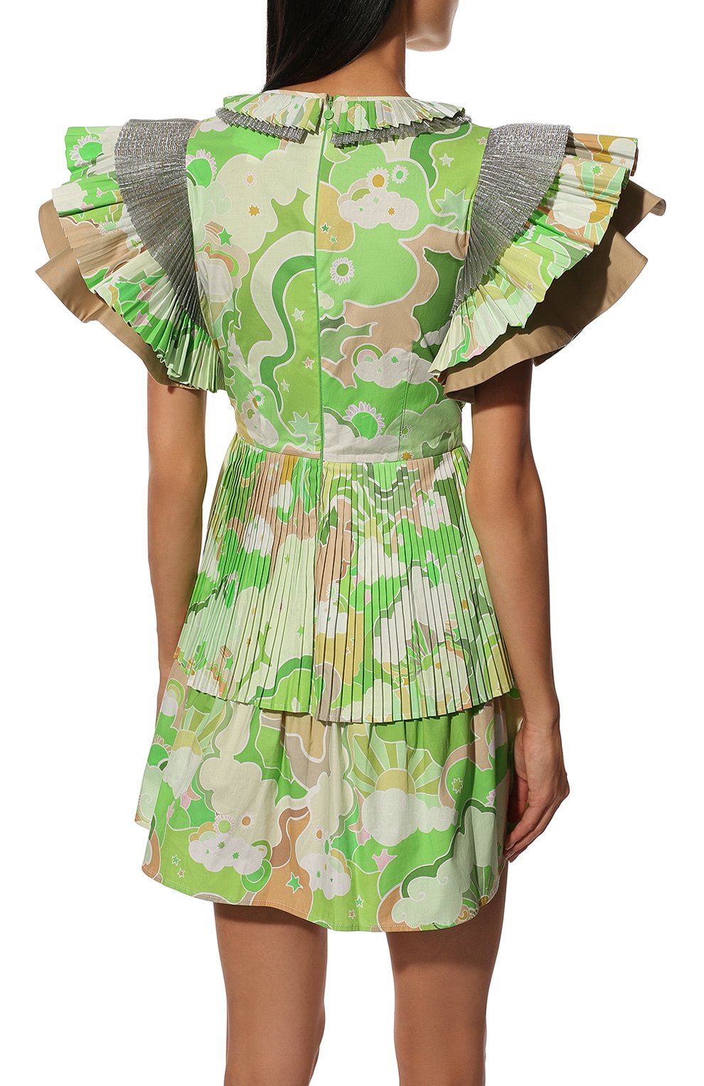 Хлопковое платье CELIAB, арт. RS22-CB-D16-B GREEN, фото 4