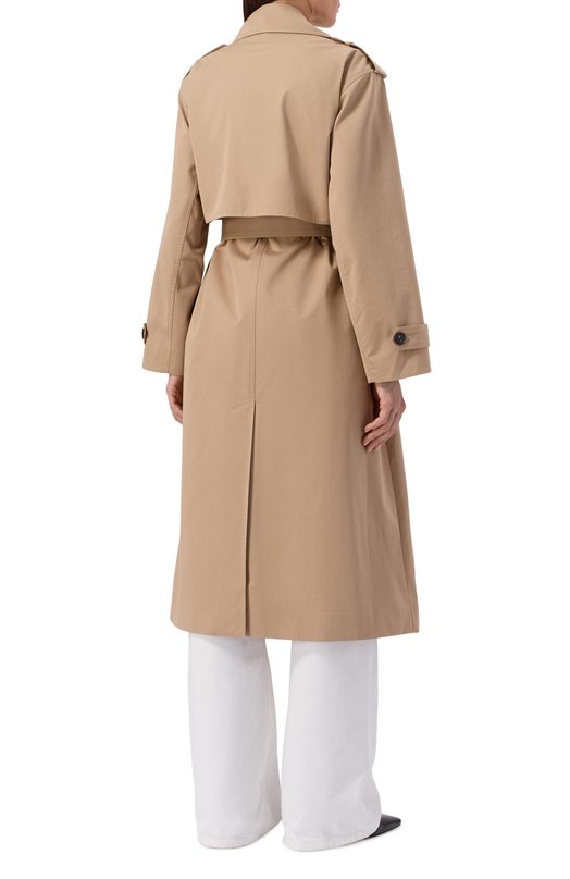 Хлопковый тренч Co 6043WRT Бежевый  6043WRT Фото 4