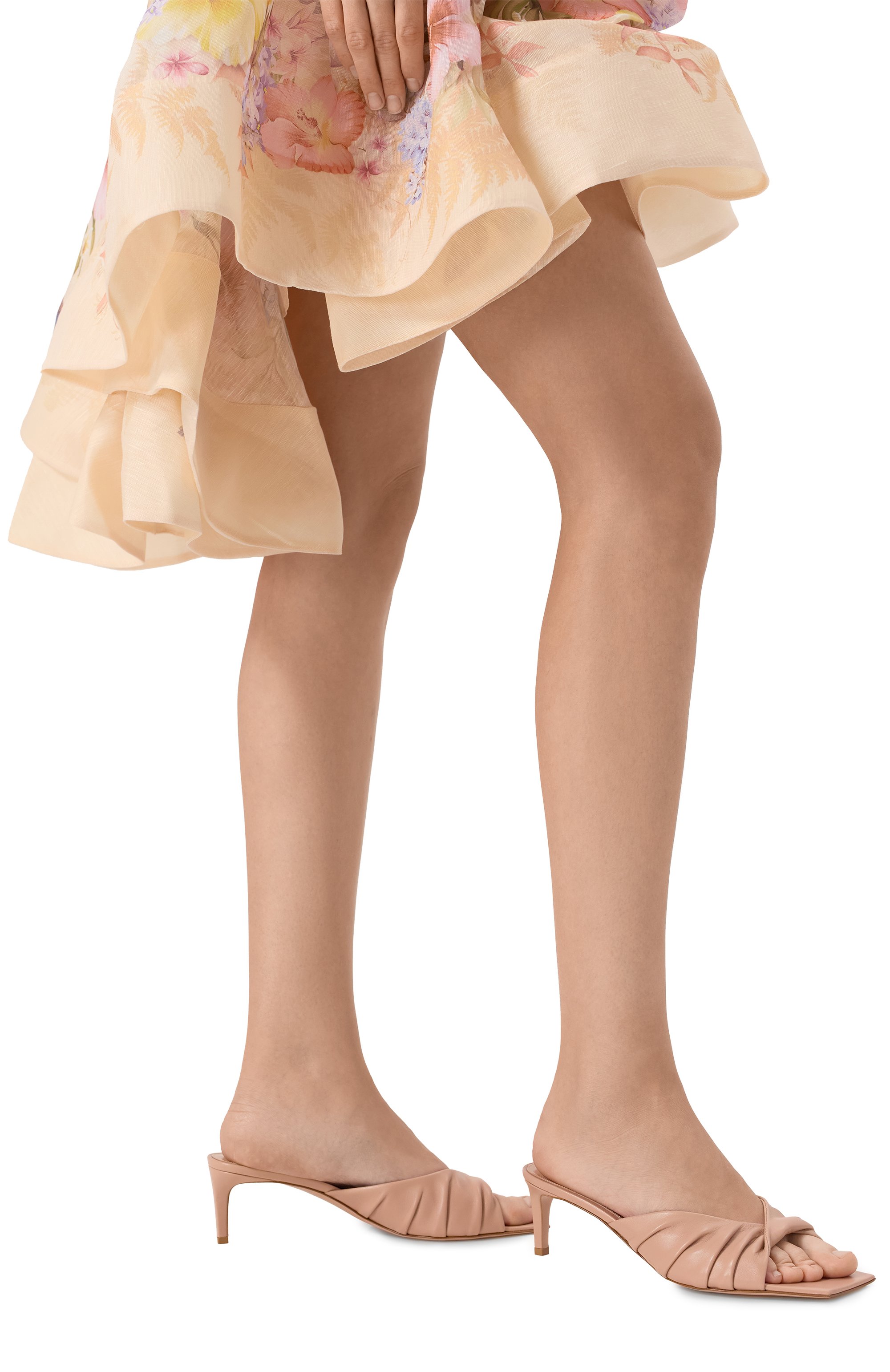 Кожаные мюли selene 55 GIANVITO ROSSI, арт. G10011.55RIC.NAPPEAH, фото 3