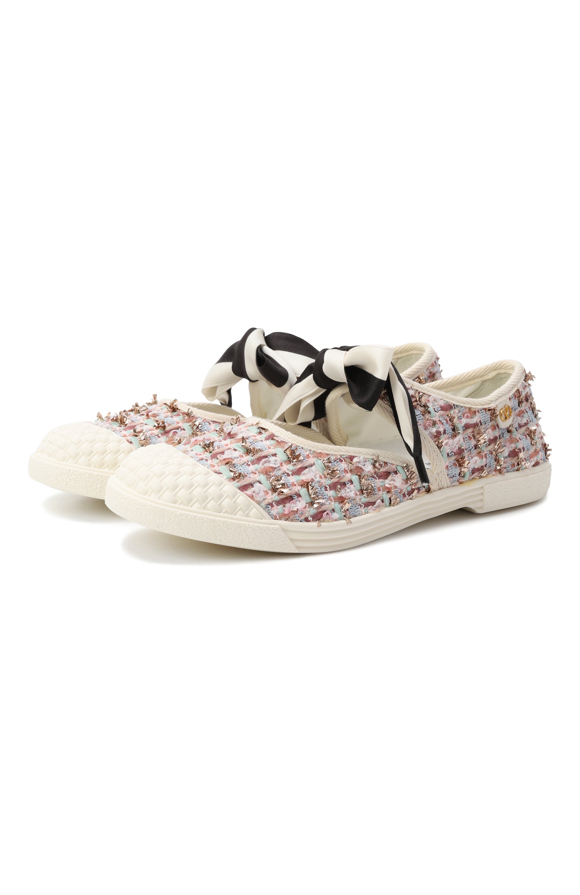 Текстильные кеды bay by bay VALENTINO, арт. 7W2S0LH9/MZR, фото 1