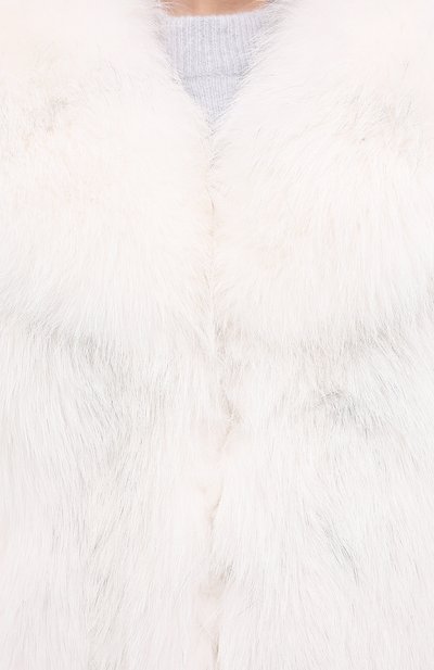 Шуба из меха песца с карманами VALENTINO, арт. QF3FA565FTF, фото 5