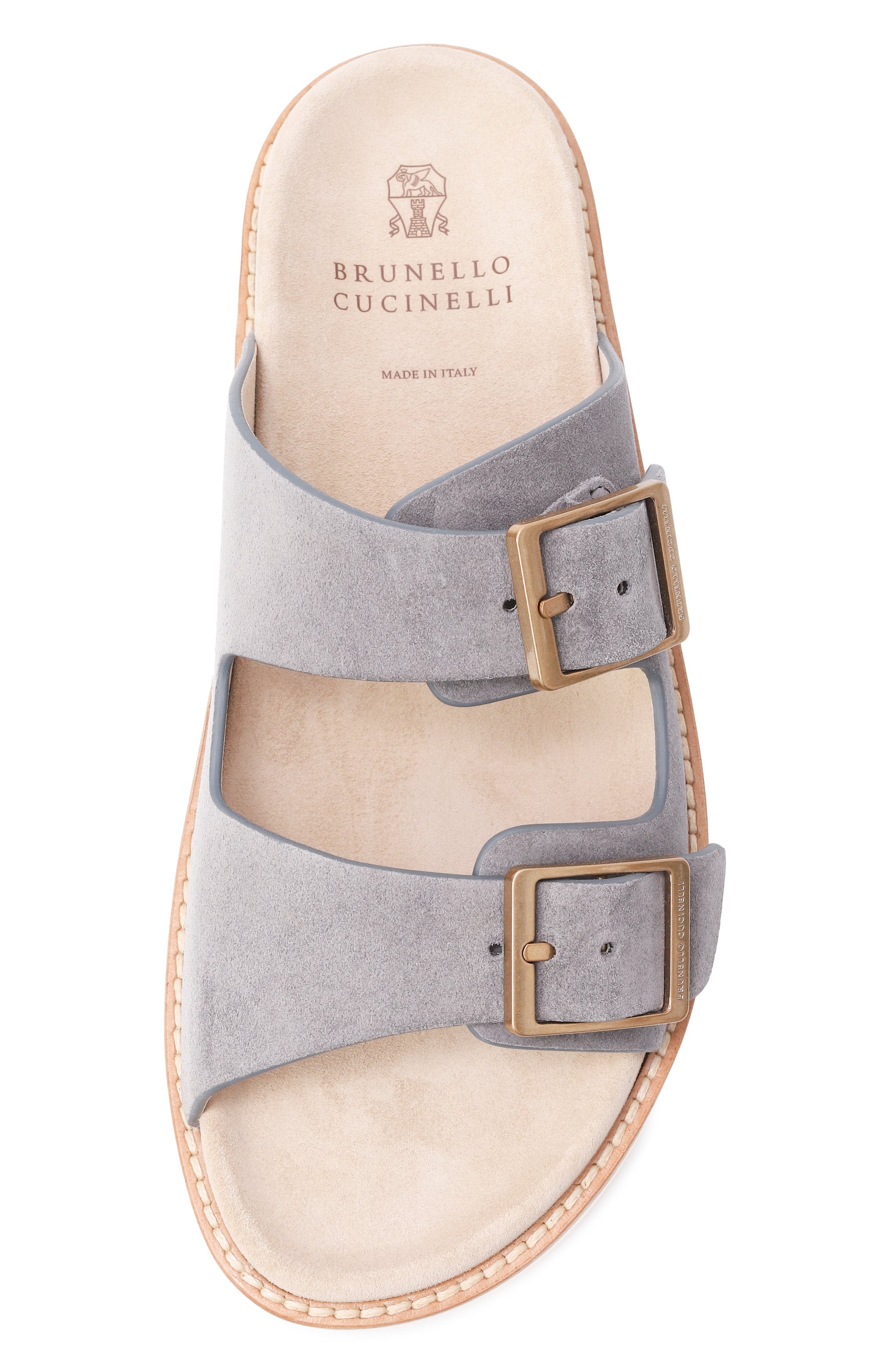 Замшевые шлепанцы urban BRUNELLO CUCINELLI, арт. MZUSILY235, фото 6