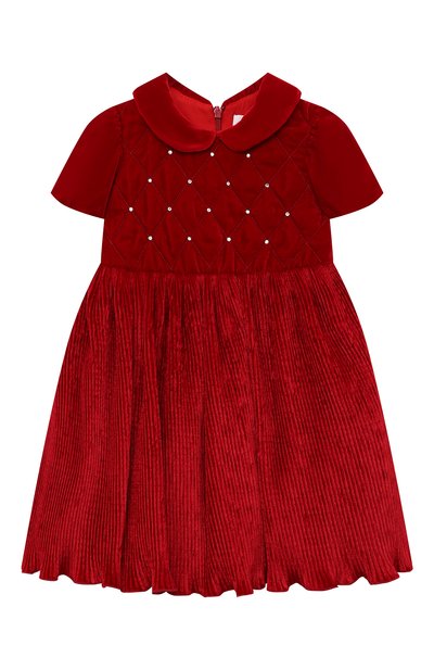 Бархатное платье MONNALISA, арт. 73D901, фото 1