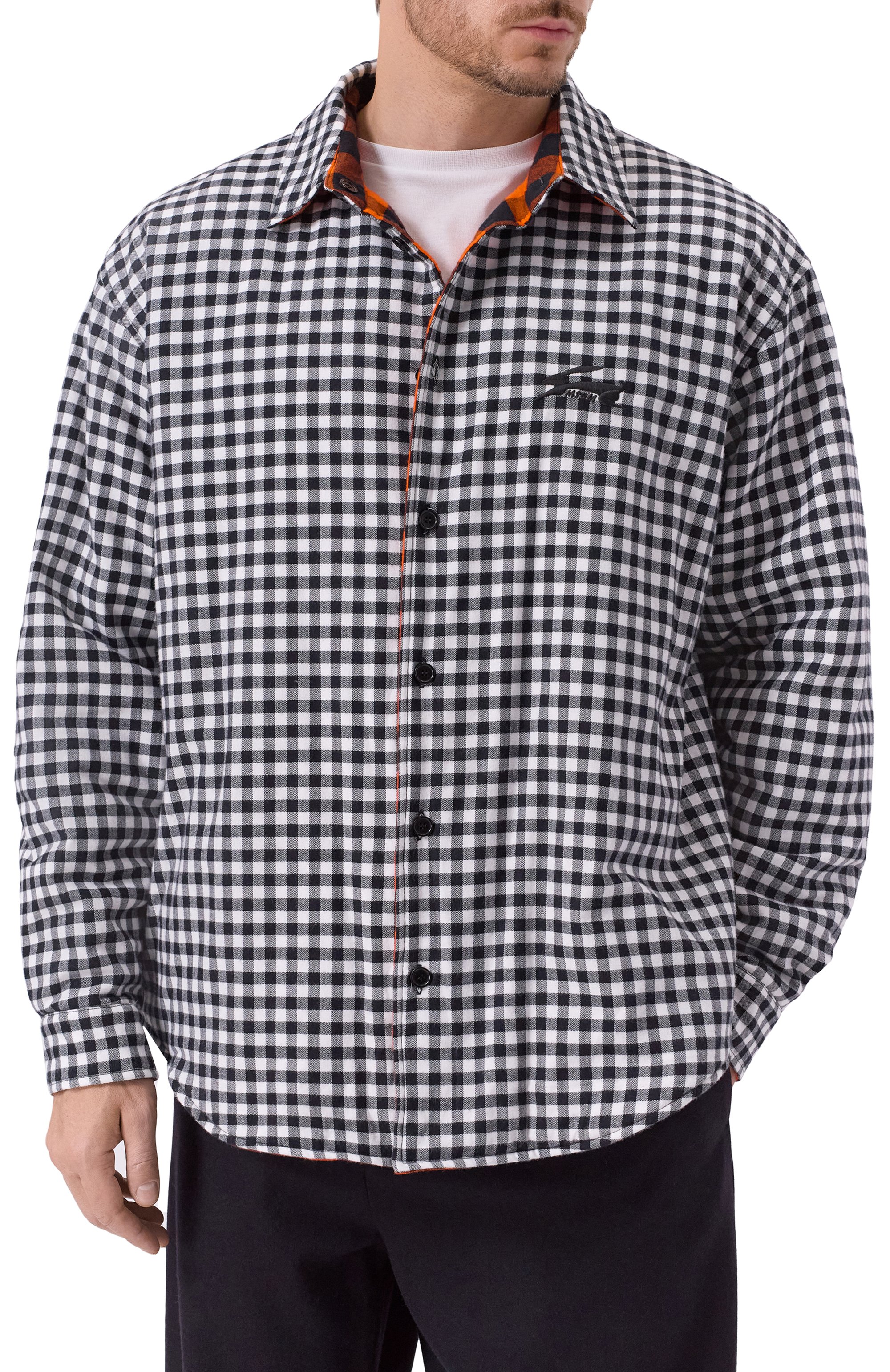 Двусторонняя куртка-рубашка MSGM, а�рт. 3940MH23/257502, фото 3