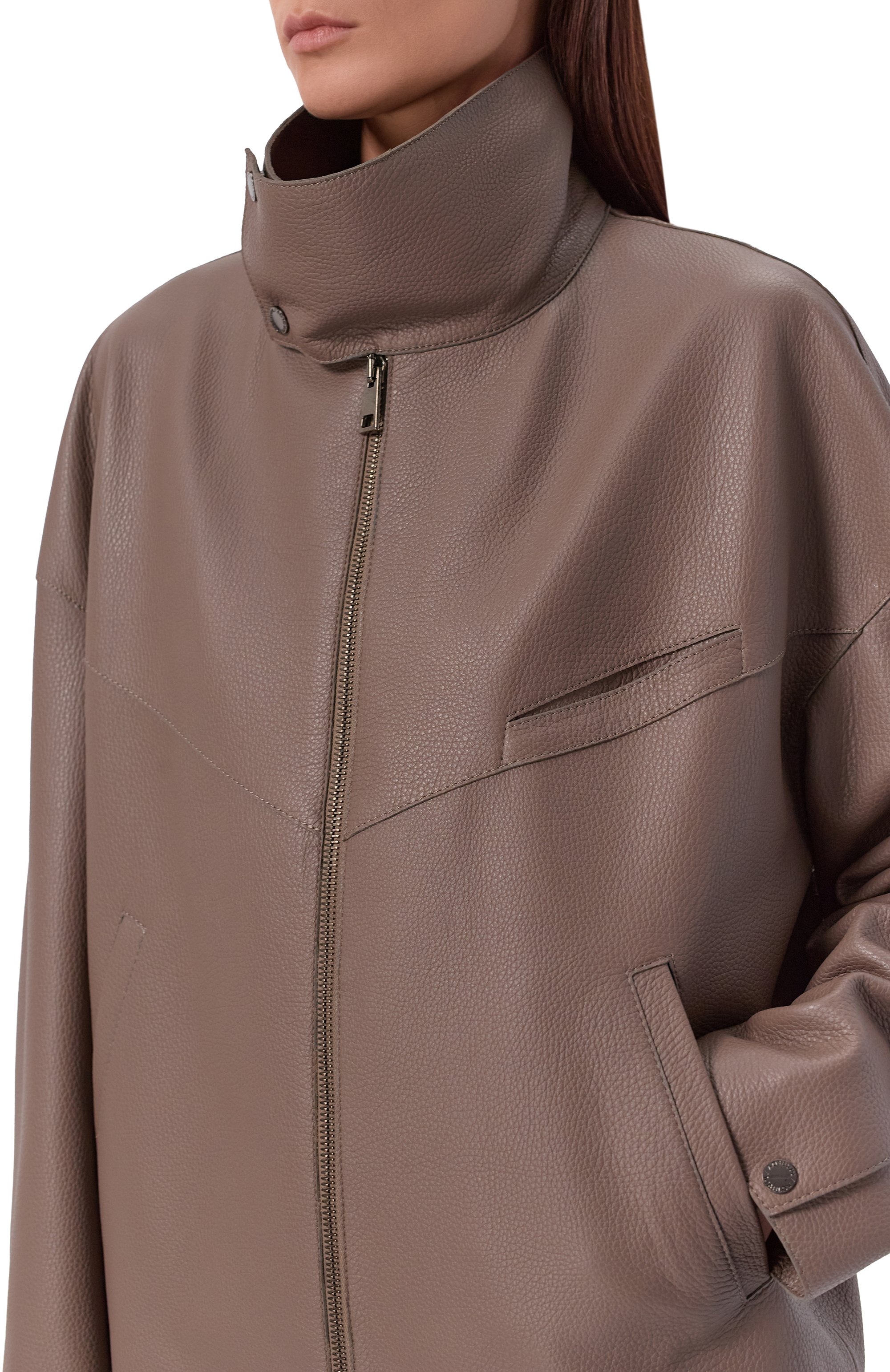 Кожаная куртка MASLOV, арт. Z017, фото 5