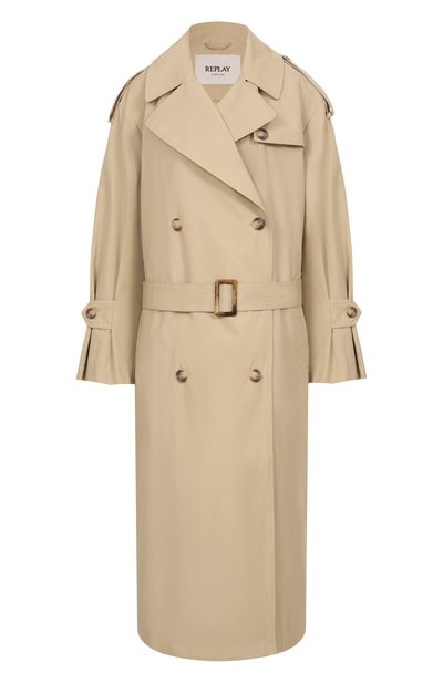 Женский хлопковый тренч REPLAY, арт. W7879 .000.85136