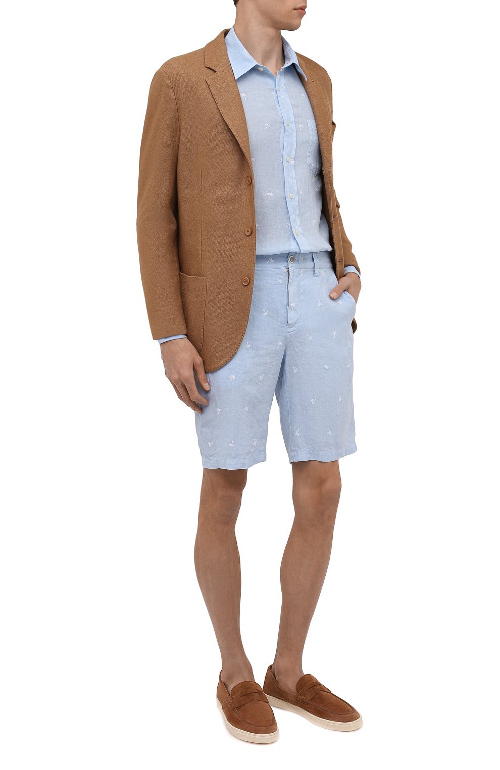 Льняные шорты 120% LINO, арт. V0M2137/G087/000, фото 2