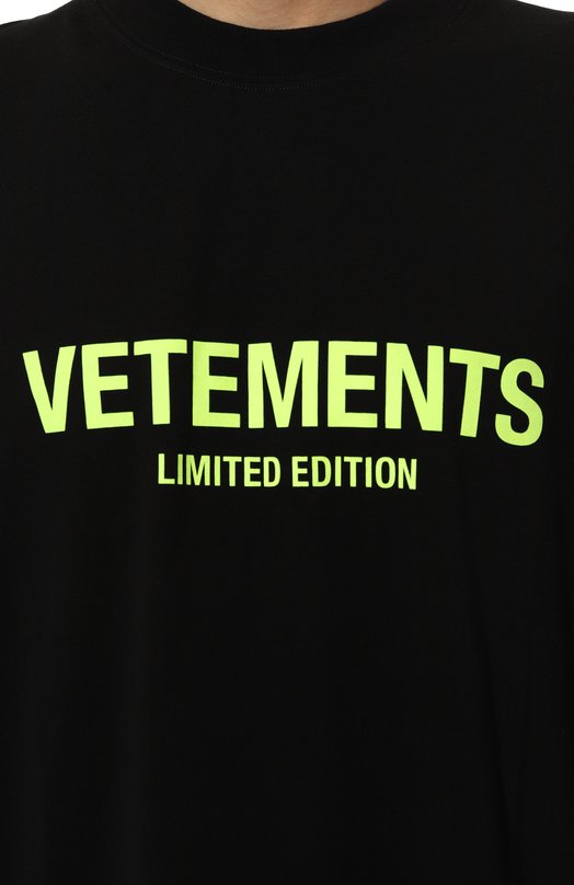 Хлопковая футболка VETEMENTS 5