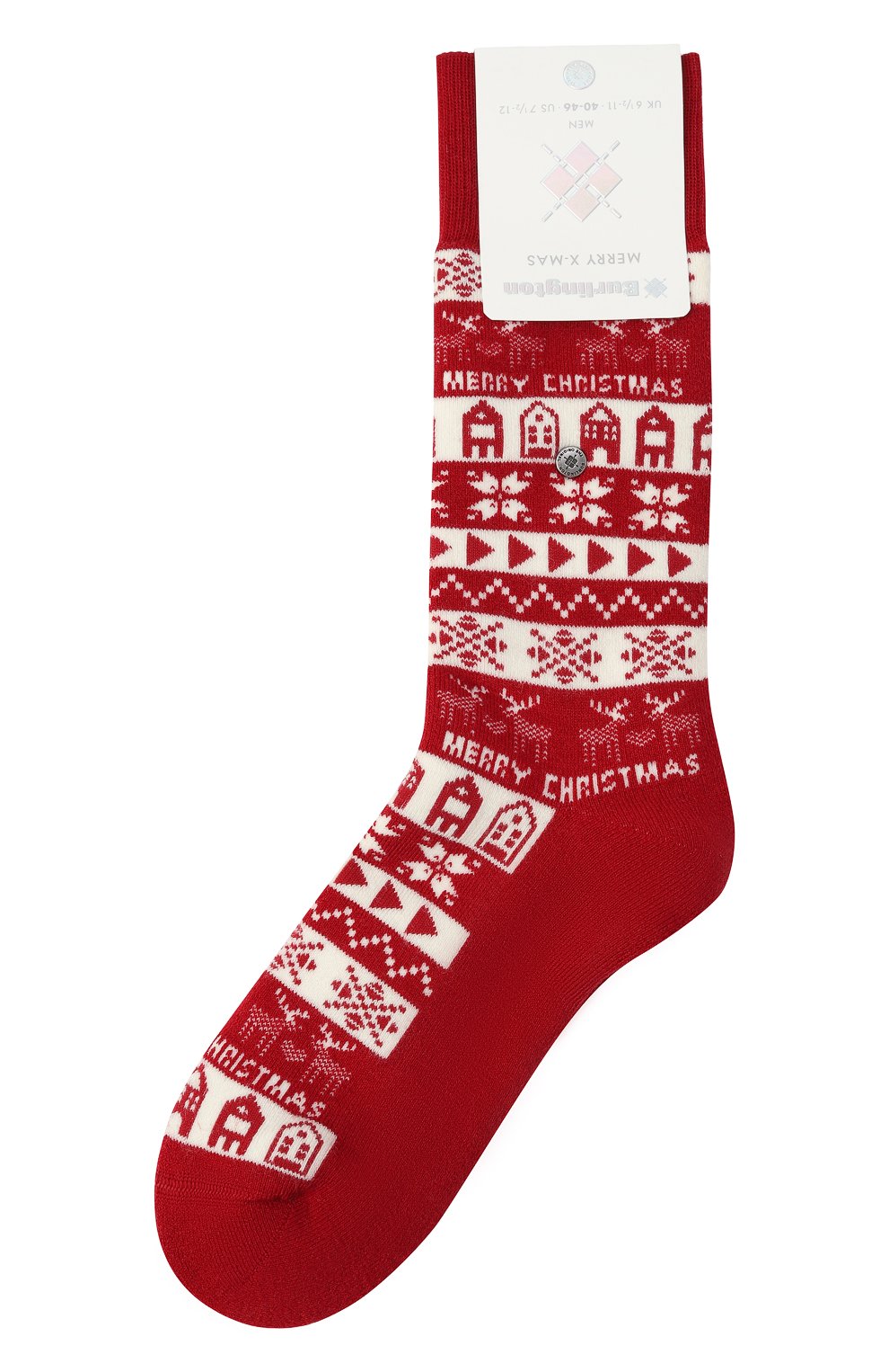 Шерстяные носки BURLINGTON красного цвета по цене 2650 руб., арт. 24739, фото 1 Шерстяные носки BURLINGTON, арт. 24739, фото 1