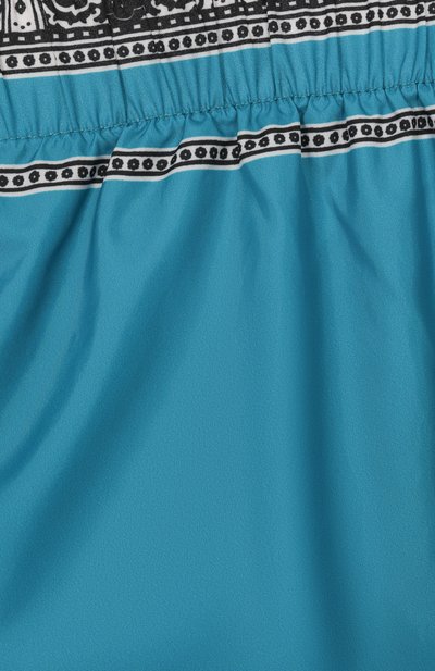 Плавки-шорты DOLCE & GABBANA бирюзового цвета по цене 24950 руб., арт. L4J818/0N04S/8-14, фото 3 Плавки-шорты DOLCE & GABBANA, арт. L4J818/0N04S/8-14, фото 3