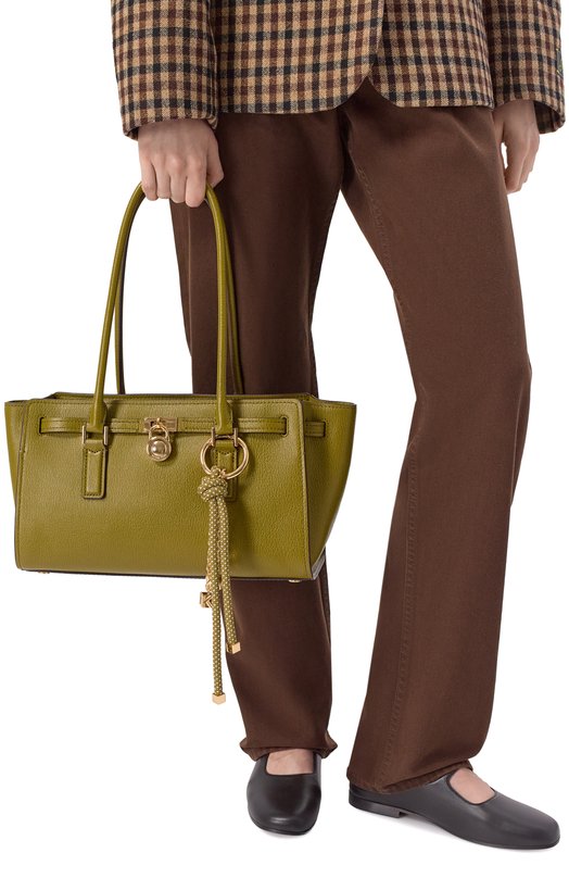 Сумка Hamilton Moderne small MICHAEL Michael Kors 30F5GHMT0L Хаки  30F5GHMT0L Фото 2